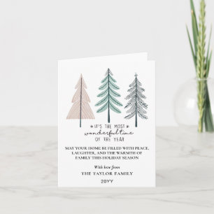 Cartes Pour Fêtes Annuelles Élégants Les Plus Merveilleux Arbres de Noël