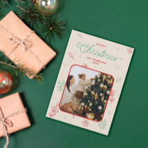 Eléments de Noël minimaux mignons Une photo