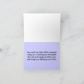 Cartes Pour Fêtes Annuelles Elephant Star Menorah (Intérieur)