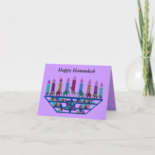 Cartes Pour Fêtes Annuelles Elephant Star Menorah