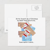 Cartes Pour Fêtes Annuelles Eleventh Day Redneck (Devant / Derrière)