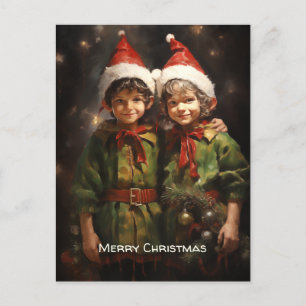 Cartes Pour Fêtes Annuelles Elf Bestie Friends
