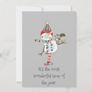 Cartes Pour Fêtes Annuelles Elf de motoneige