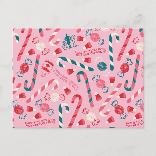 Cartes Pour Fêtes Annuelles Elf Holiday Candy Motif (Devant)