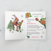 Cartes Pour Fêtes Annuelles Elf is Back! Personalized Hello form your Elf (Intérieur)