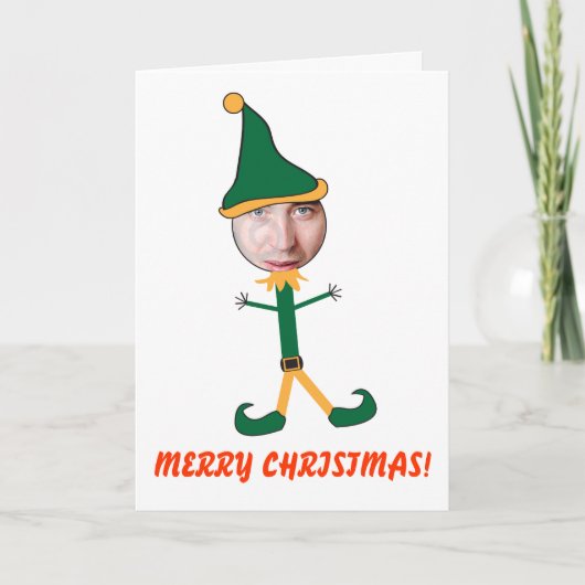 Cartes Pour Fêtes Annuelles Elf Picstickles (Devant)
