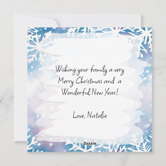 Cartes Pour Fêtes Annuelles Elfe rose adorable | Joyeux Noël personnalisé (Dos)