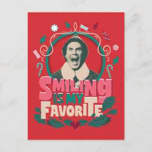 Cartes Pour Fêtes Annuelles Elfe - Sourire est mon préféré