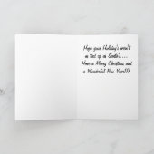 Cartes Pour Fêtes Annuelles Elfes en grève ! ! ! ! (Intérieur)