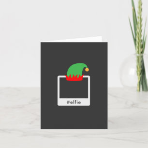 Cartes Pour Fêtes Annuelles Elfie Hashtag Funny Christmas Design