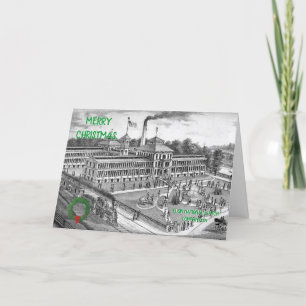 CARTES POUR FÊTES ANNUELLES ELGIN NATIONAL WATCH COMPANY ELGIN ILLINOIS 1871