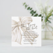 Cartes Pour Fêtes Annuelles Elle noue le noeud (Debout devant)