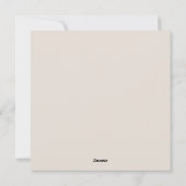 Cartes Pour Fêtes Annuelles Elle noue le noeud (Dos)