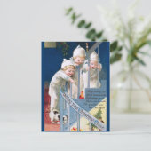 Cartes Pour Fêtes Annuelles Ellen H. Clapsaddle : Noël (Debout devant)