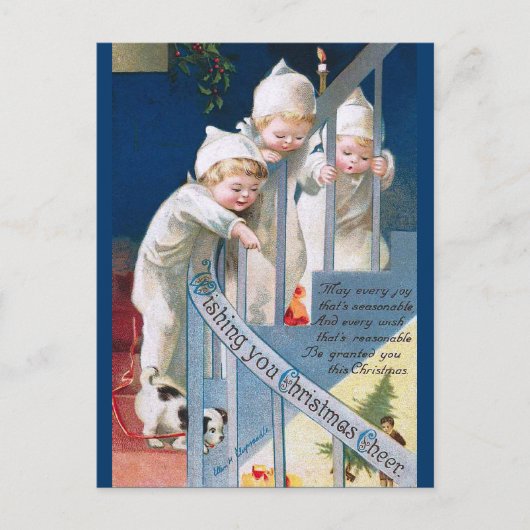 Cartes Pour Fêtes Annuelles Ellen H. Clapsaddle : Noël (Devant)