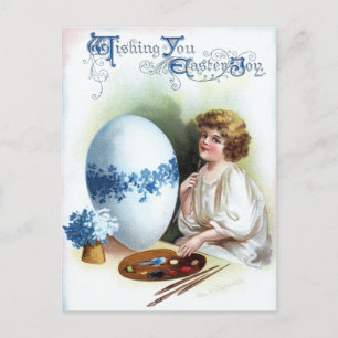 Cartes Pour Fêtes Annuelles Ellen H. Clapsaddle : Oeuf de Pâques 3