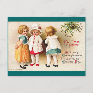 Cartes Pour Fêtes Annuelles Ellen H. Clapsaddle - Trois Petites Filles