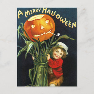 Cartes Pour Fêtes Annuelles Ellen H. Clapsaddle : Un joyeux Halloween