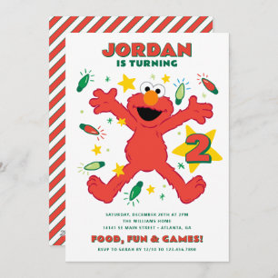 Cartes Pour Fêtes Annuelles Elmo Sesame Street Fête Anniversaire
