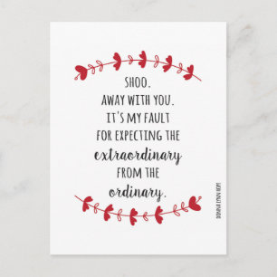 Cartes Pour Fêtes Annuelles Éloignez-vous de votre anti-Valentin