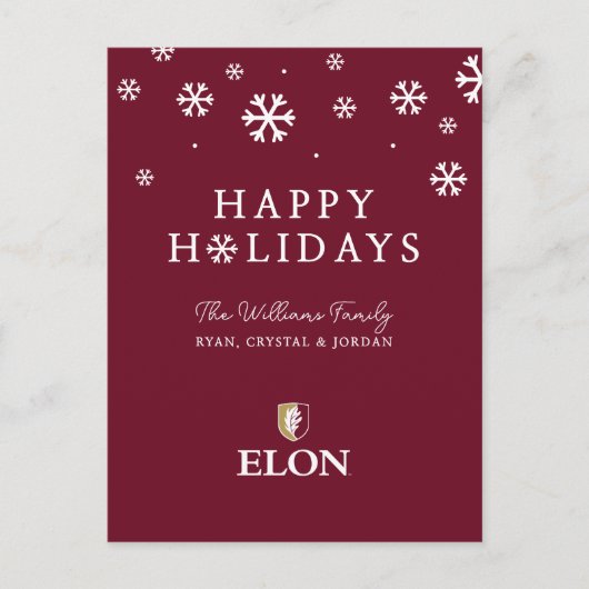 Cartes Pour Fêtes Annuelles Elon (Devant)