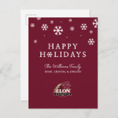 Cartes Pour Fêtes Annuelles Elon Phoenix (Devant / Derrière)