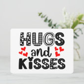 Cartes Pour Fêtes Annuelles Embrous et baisers (Debout devant)