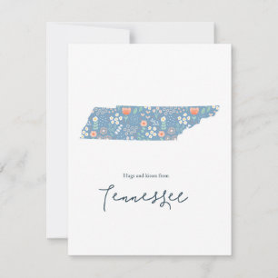 Cartes Pour Fêtes Annuelles Embrous et baisers du Tennessee