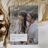 Cartes Pour Fêtes Annuelles EMELIA Noir imprimable mignon photo unique Noël