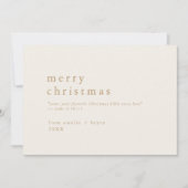 Cartes Pour Fêtes Annuelles EMELIA Or Easy Bible Verse Noël religieux (Devant)