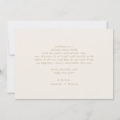 Cartes Pour Fêtes Annuelles EMELIA Or Easy Bible Verse Noël religieux (Dos)