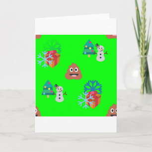 Cartes Pour Fêtes Annuelles emoji de dunette de Noël