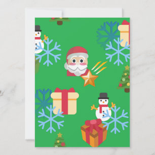 Cartes Pour Fêtes Annuelles emoji de noël