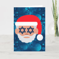 emoji de père Noël de christmukkah