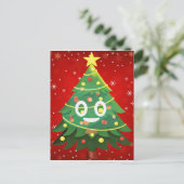 Cartes Pour Fêtes Annuelles Emoji Xmas (Debout devant)
