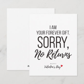 Cartes Pour Fêtes Annuelles Emotional Valentine Card for Boyfriend Forever!