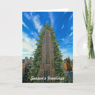 Cartes Pour Fêtes Annuelles Empire State Building