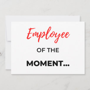 Cartes Pour Fêtes Annuelles Employé du moment 2