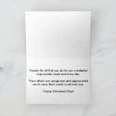 Cartes Pour Fêtes Annuelles Employé Heureuse Sainte-Valentin (Intérieur)