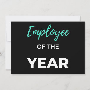 Cartes Pour Fêtes Annuelles Employee of the Year