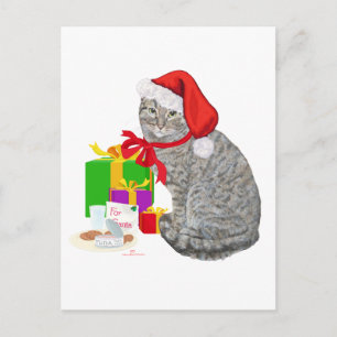 Cartes Pour Fêtes Annuelles En attendant le Père Noël