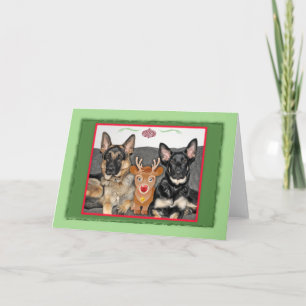 Cartes Pour Fêtes Annuelles En attente de Père Noël Holiday Card