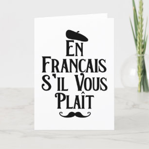 Cartes Pour Fêtes Annuelles En Francais S'il vous Plait - Enseignant Français