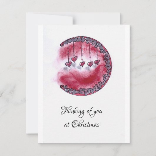 Cartes Pour Fêtes Annuelles En pensant à toi (Devant)