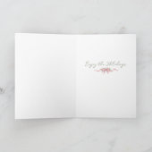 Cartes Pour Fêtes Annuelles En vichy Vert mignon Plaid Preppy Photo (Intérieur)