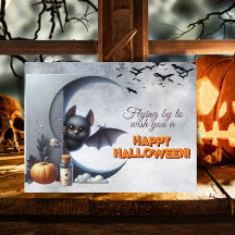En vol pour vous souhaiter un joyeux Halloween