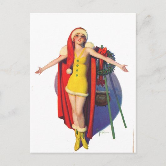 Cartes Pour Fêtes Annuelles Encart de Noël (Devant)