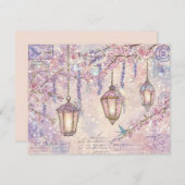 Cartes Pour Fêtes Annuelles Enchanted fairytale Flat Holiday Card (Devant / Derrière)