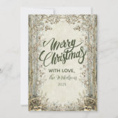 Cartes Pour Fêtes Annuelles Enchanted Forest Christmas (Devant)