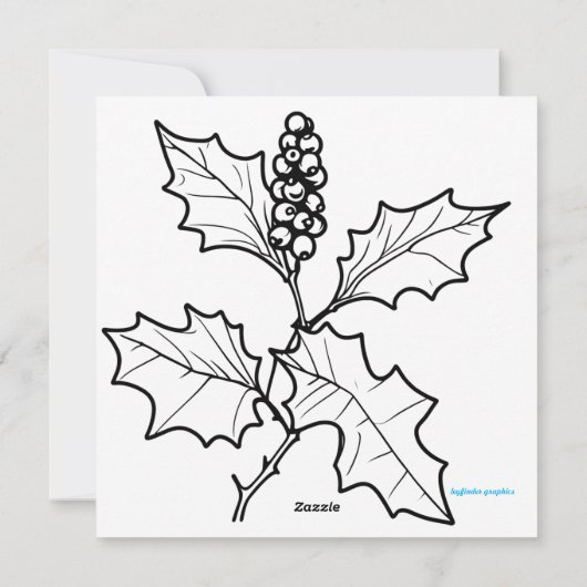 Cartes Pour Fêtes Annuelles Enchanted Forest Solstice Path Grey Imprimer (Dos)